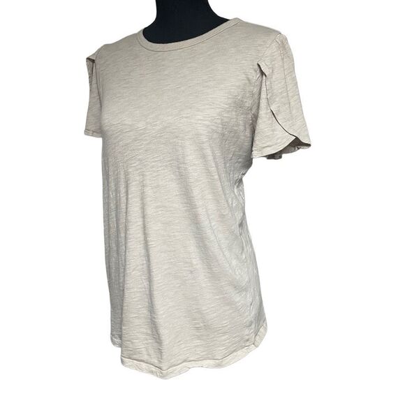 Torrid Wheat Colored Tulip Sleeve Top - Picture 1 of 6